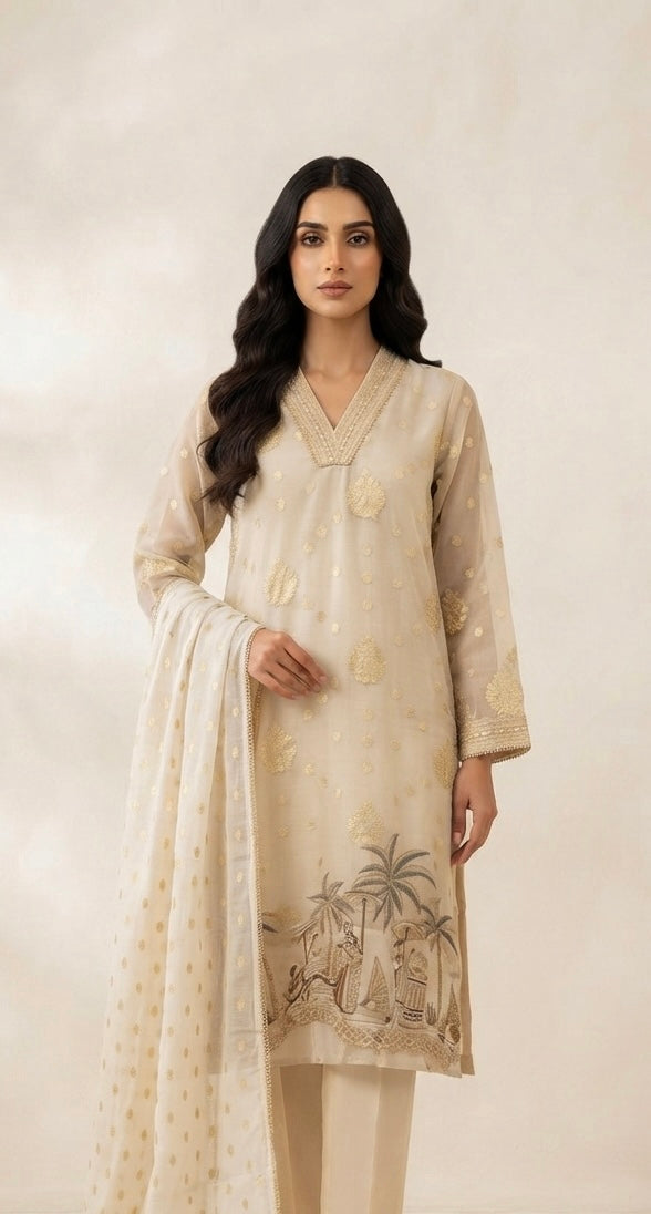 Beautiful designer pant suit SF465