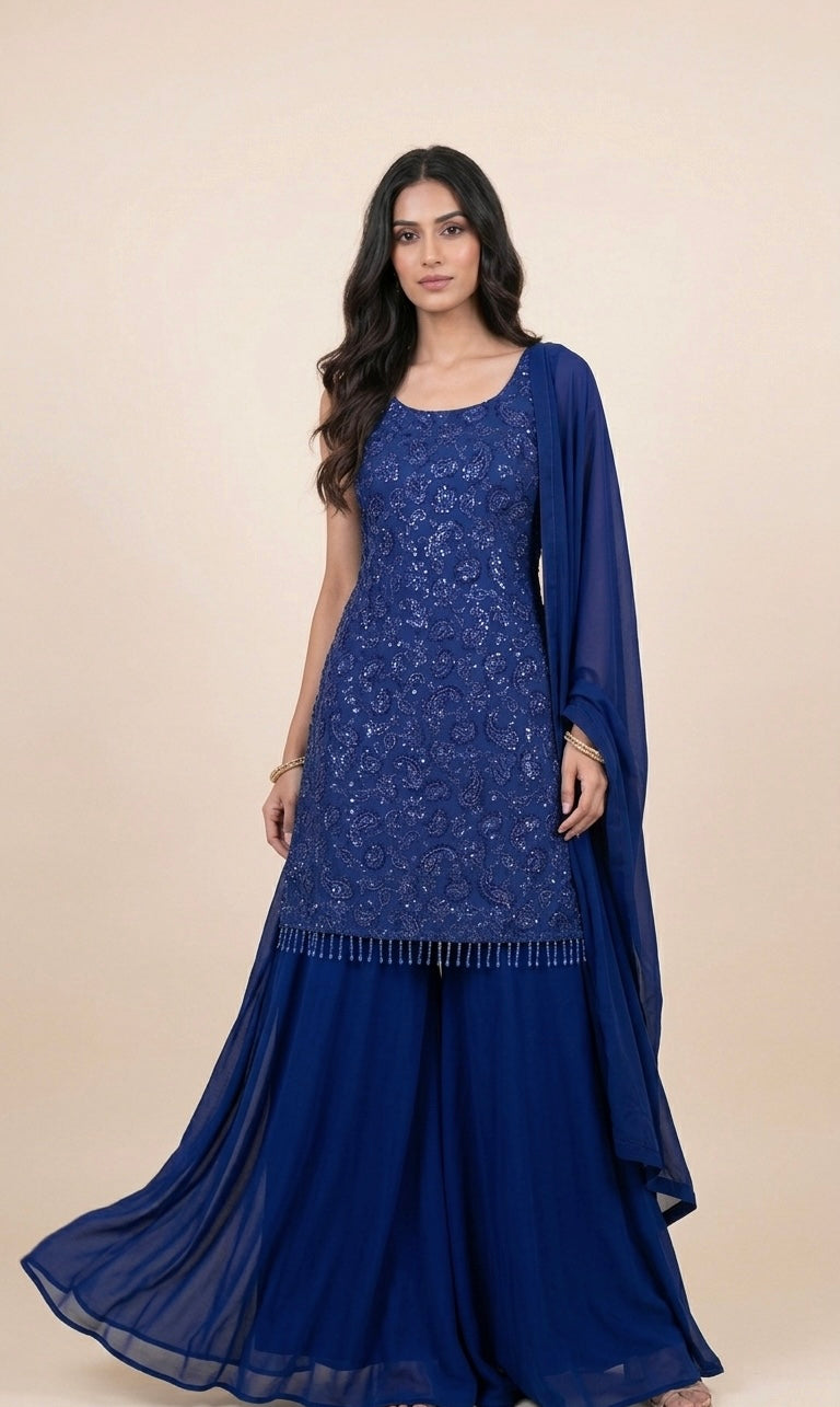 Georgette garara suit