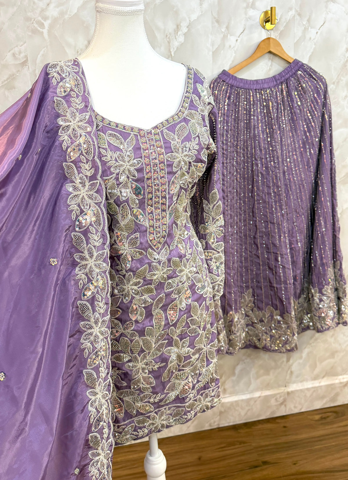 Party wear sharara suit