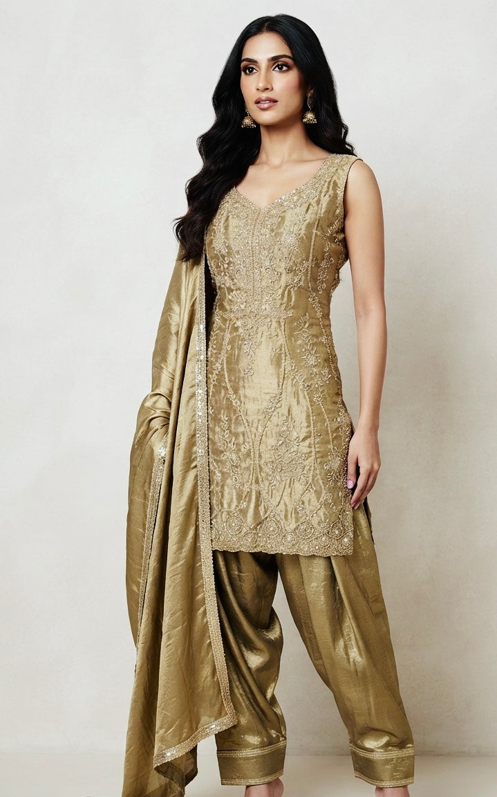 Embroidered farshi salwar suit SF518
