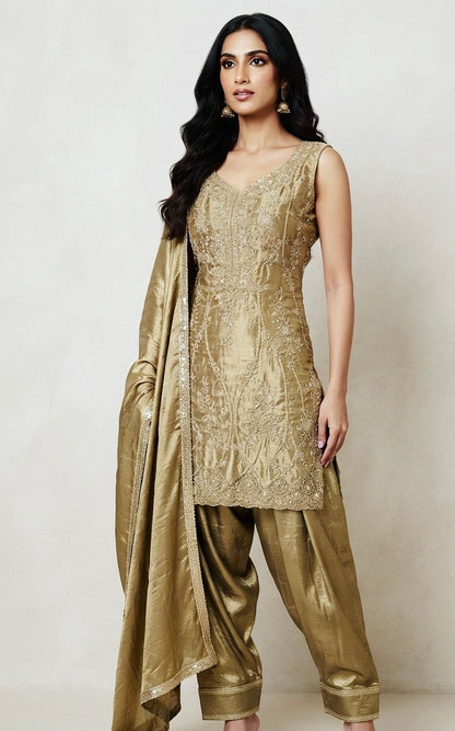 Embroidered farshi salwar suit SF518