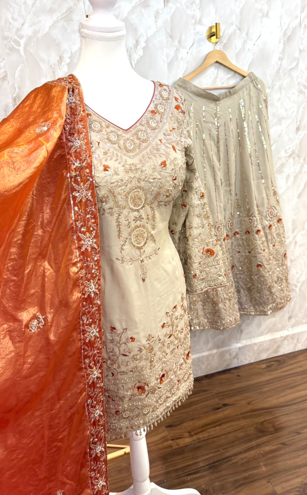 Heavy sharara suit SF676
