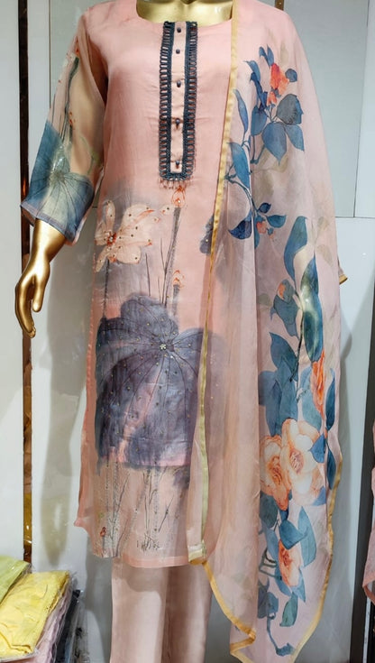 Pure organza suit