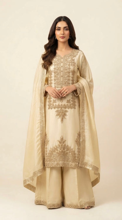 Beautiful pakistani sharara suit