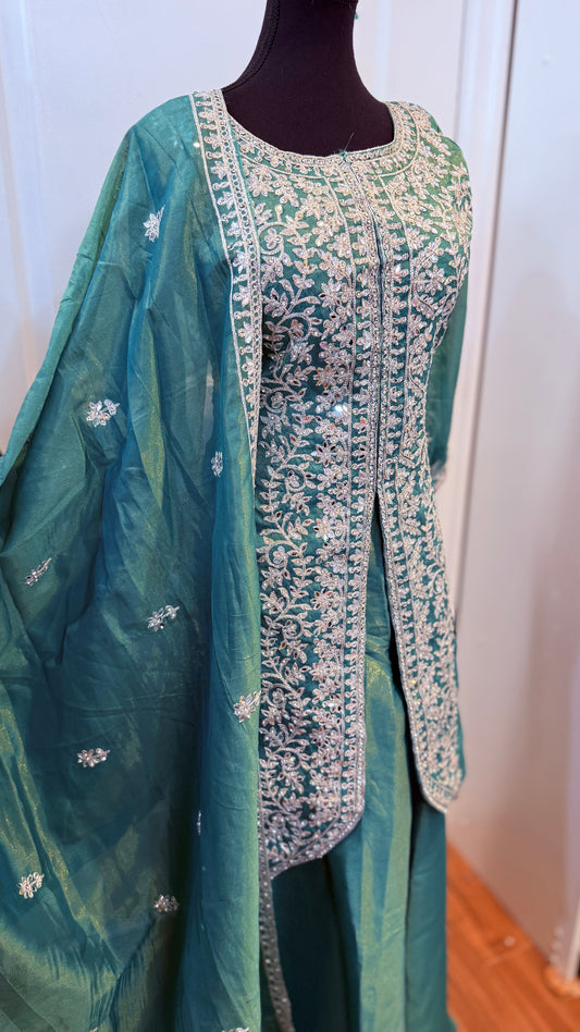 Partywear sharara suit