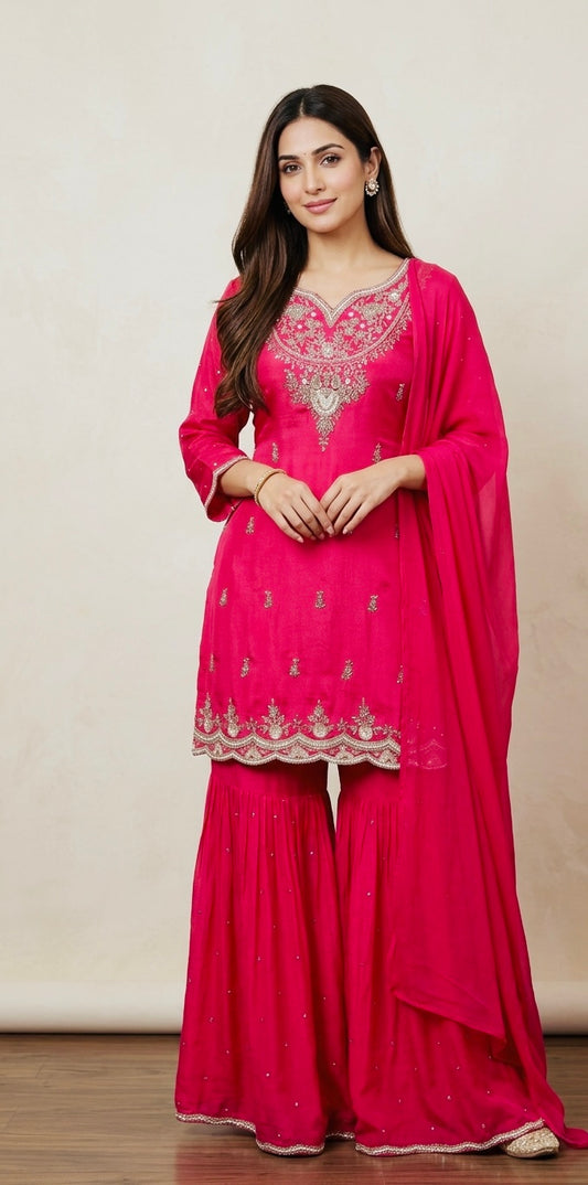 Pure chinnon grara suit