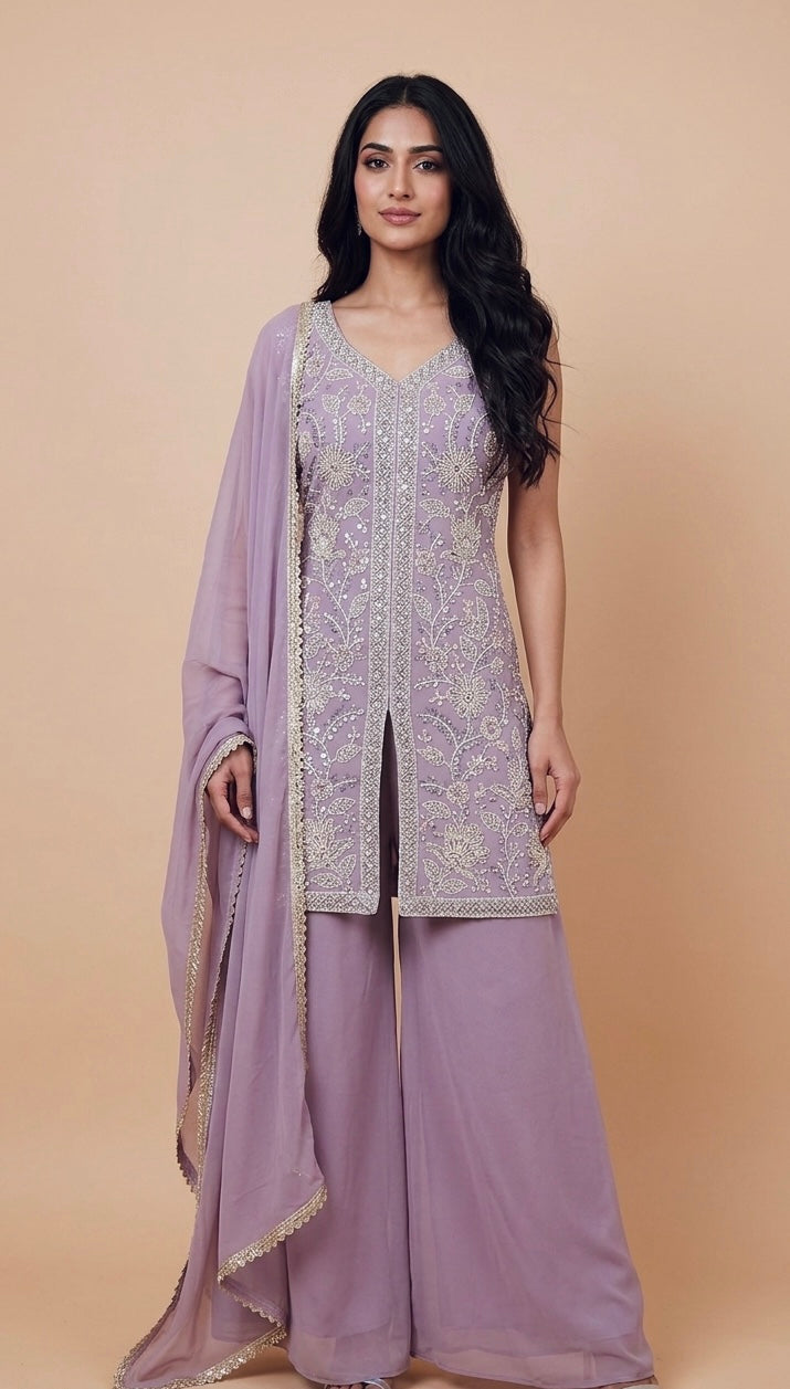 Georgette sharara suit