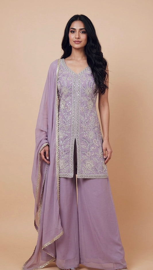 Georgette sharara suit