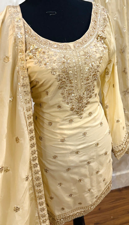Partywear sharara suit SF643