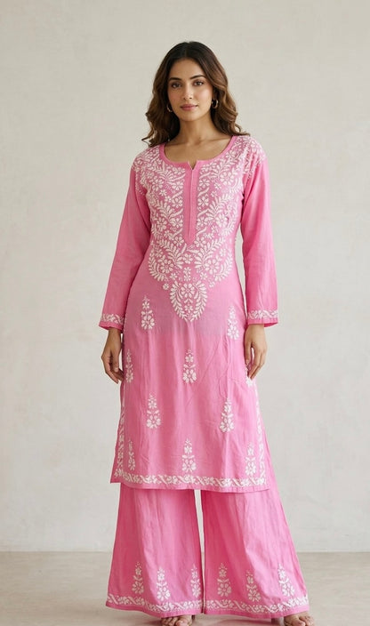 Modal chikankari set