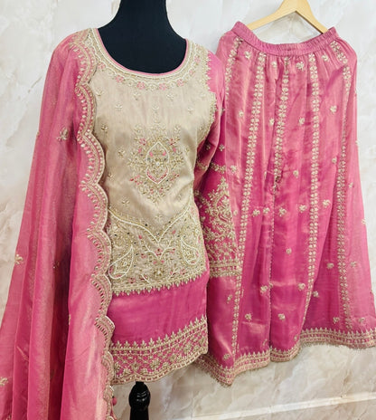 Beautiful designer sharara suit  SF455