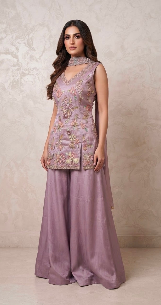 Designer sharara set SF642