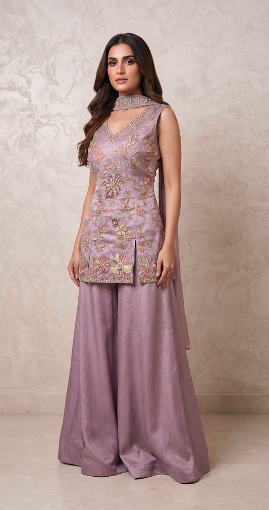 Designer sharara set SF642