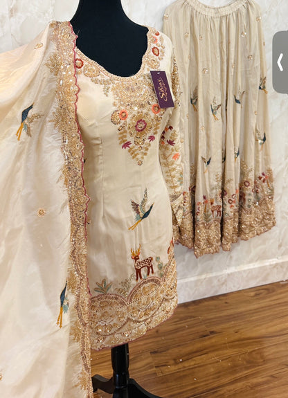 Beautiful sharara suit SF606
