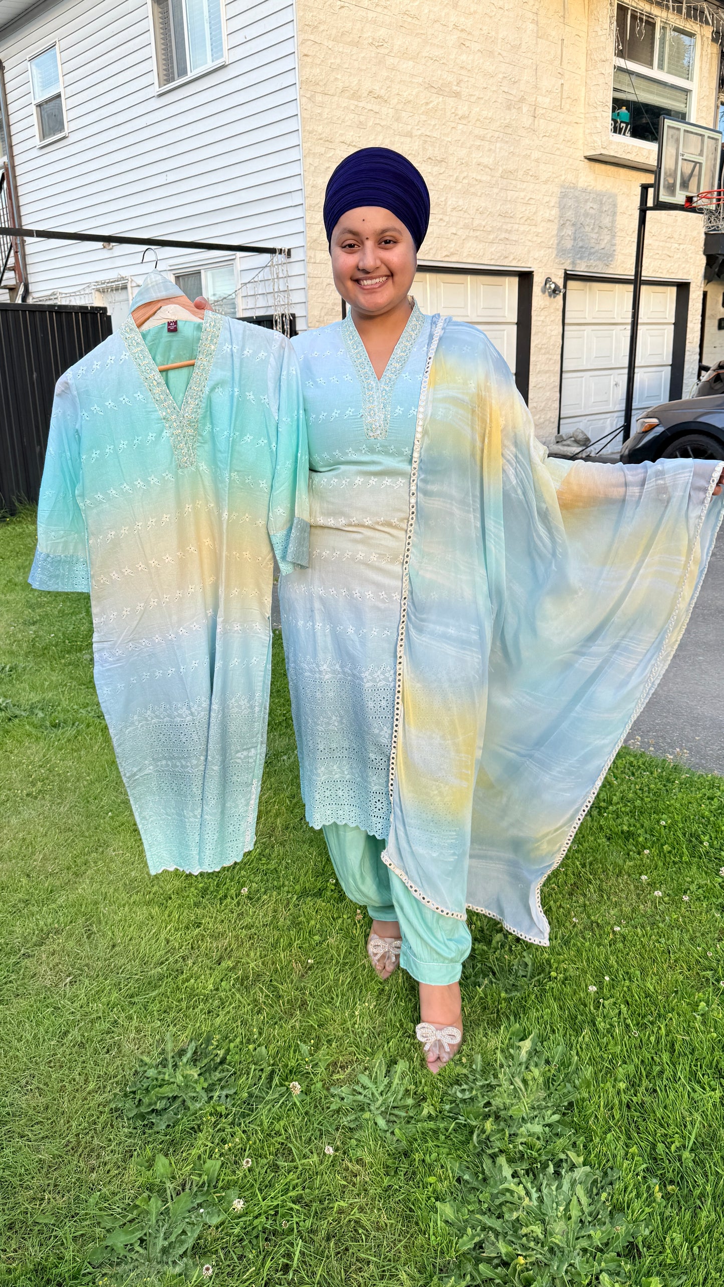 Pure cotton suit