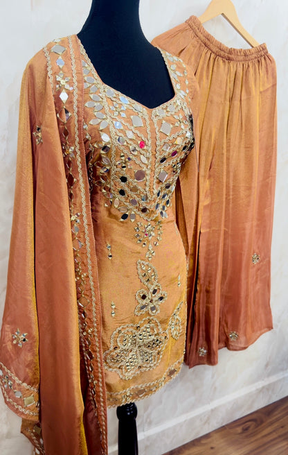 Party wear palazzo suit SF434