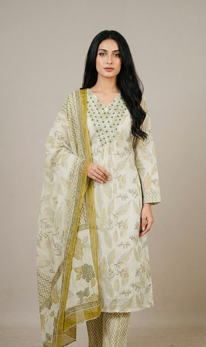 Pure cotton suit