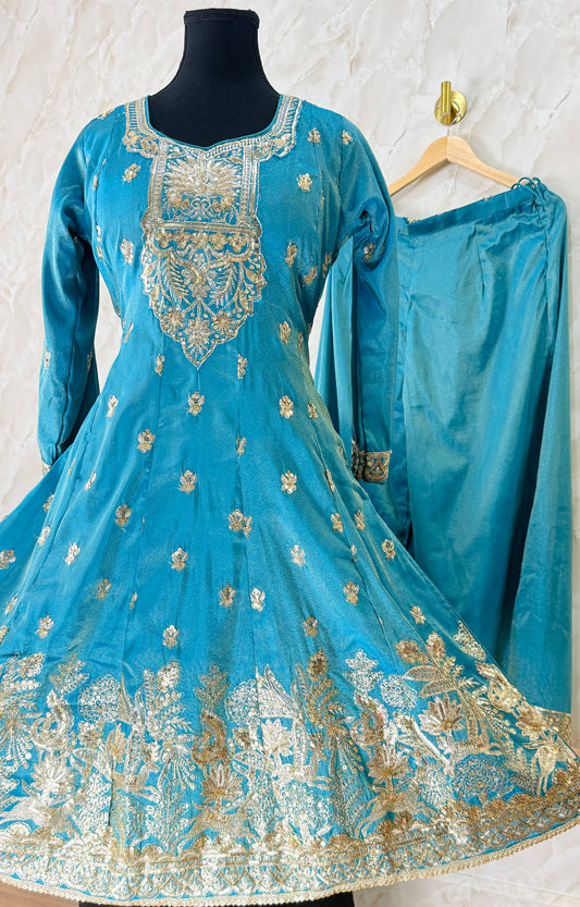 Shimmer party wear suit