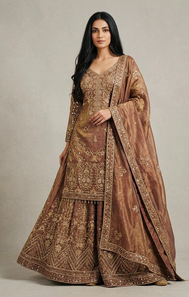 Party wear sharara suit SF500