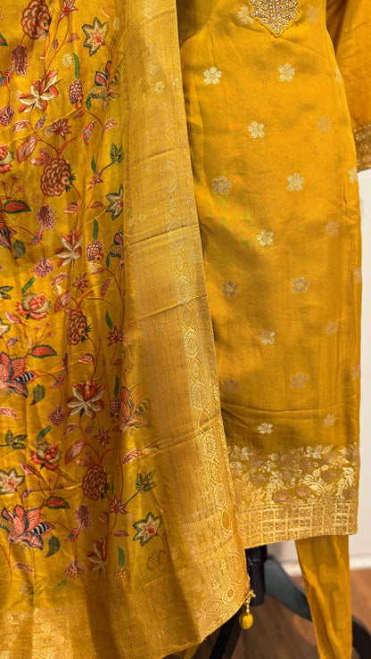 Banarasi duptta suit