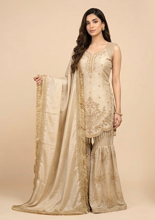 Designer sharara suit SF705