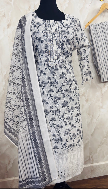 Pure cotton suit