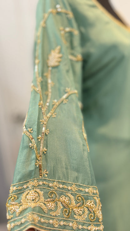 Boutique ready Silk sharar suit