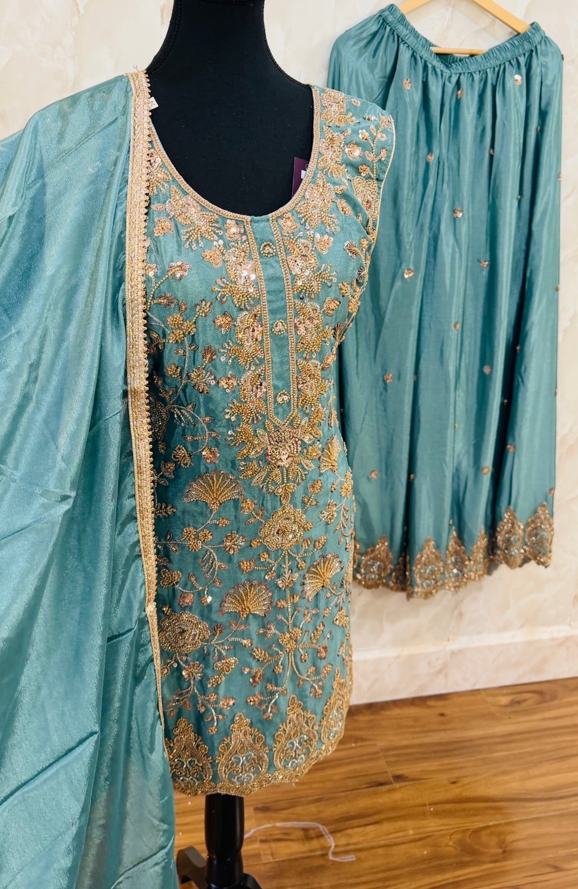 Beautiful sharara suit SF593