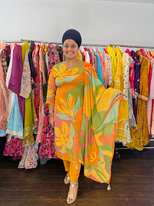 Pure muslin pant suit