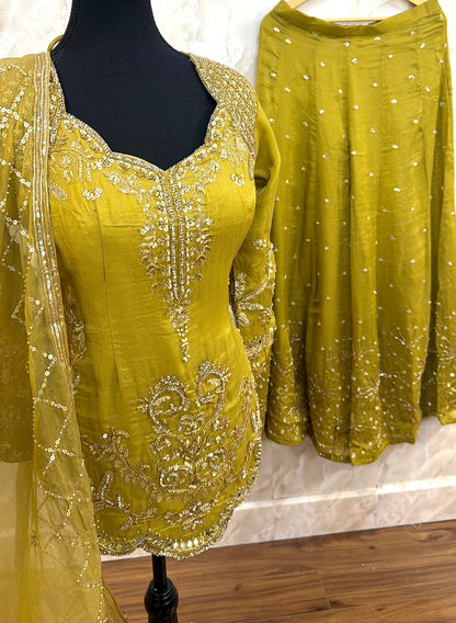 Party wear sharar suit SF622