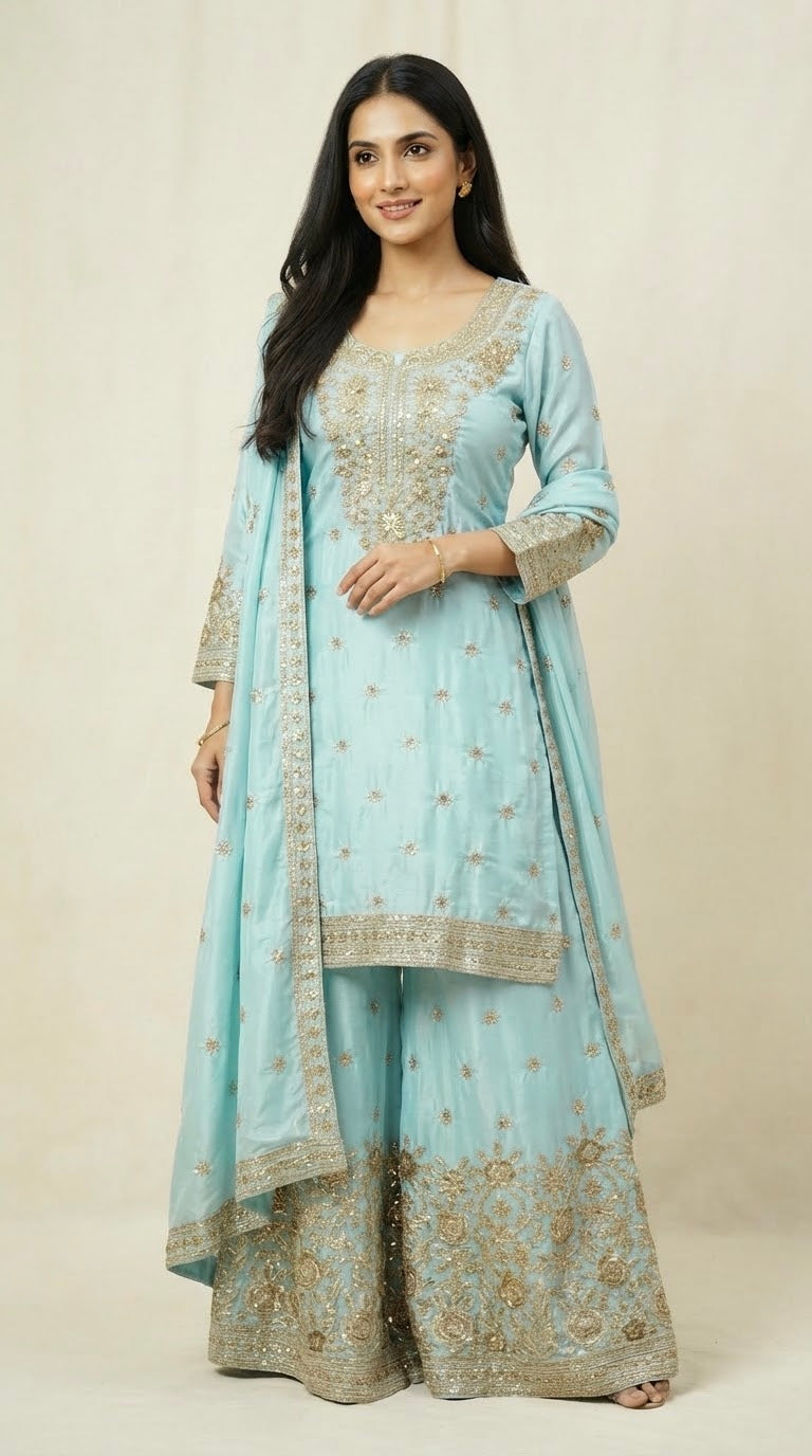 Party wear sharara suit SF630