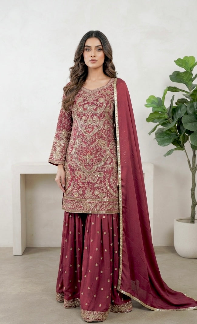Party wear sharara suit