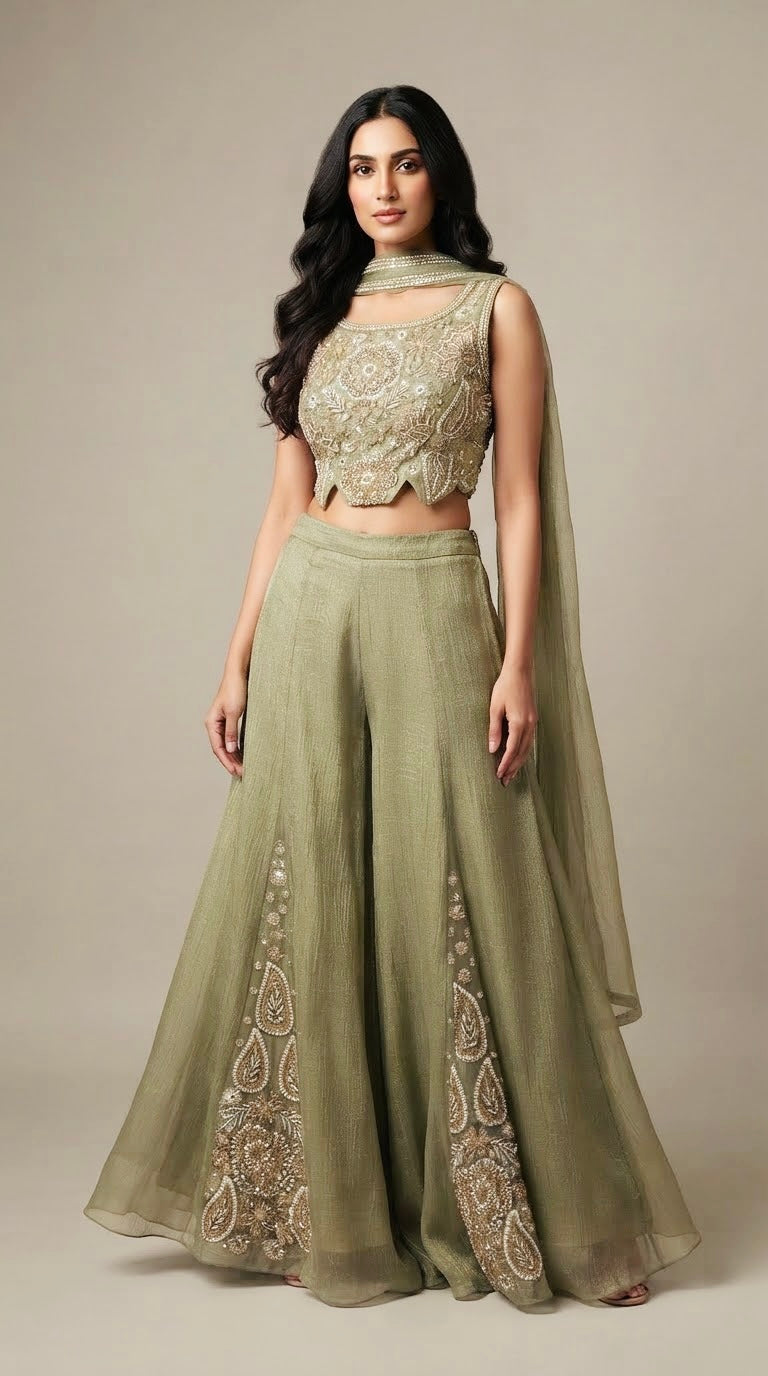 Indo western sharara set SF649