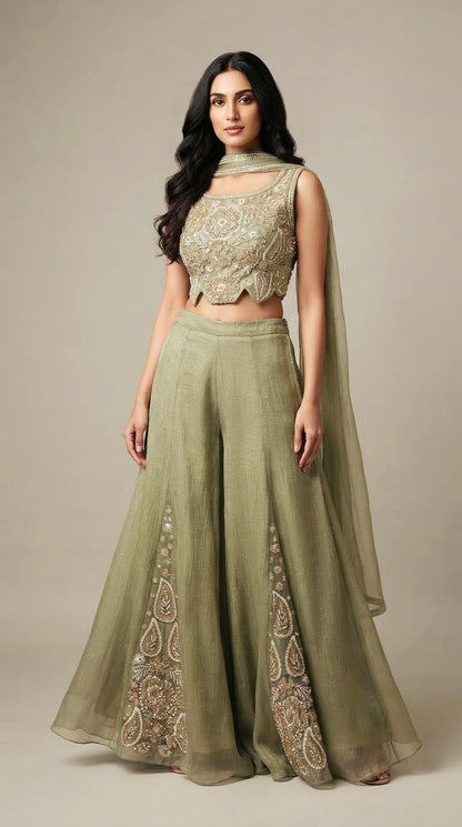 Indo western sharara set SF649