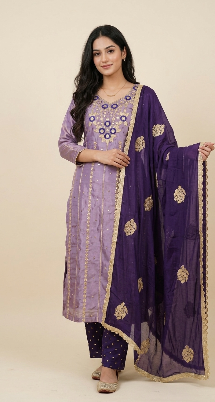 Shimmer salwar suit