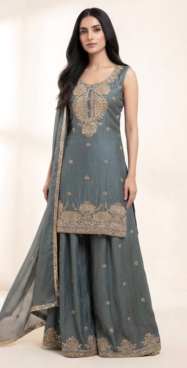 Party wear sharara suit SF655
