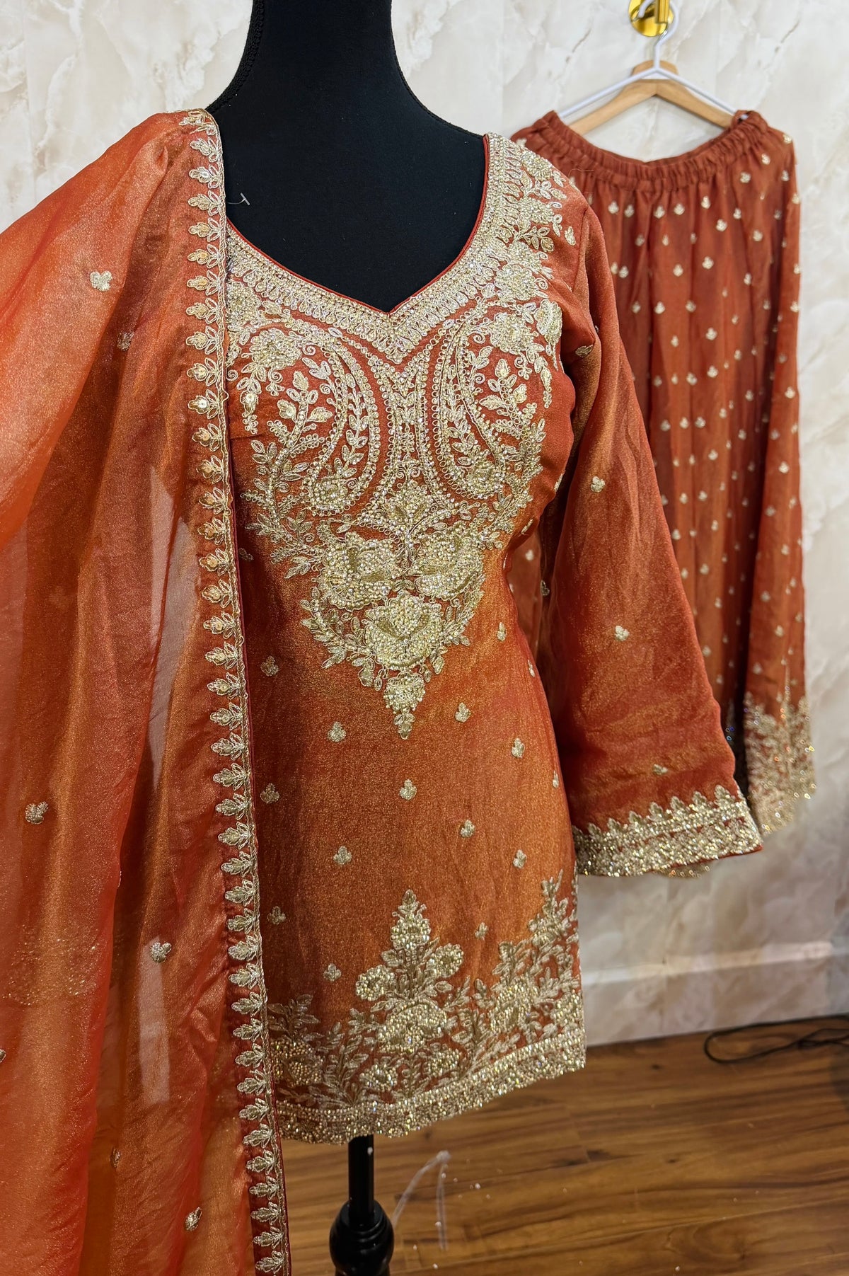 Party wear sharar suit SF660