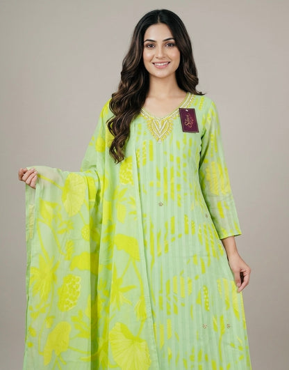 Pure organza pant suit