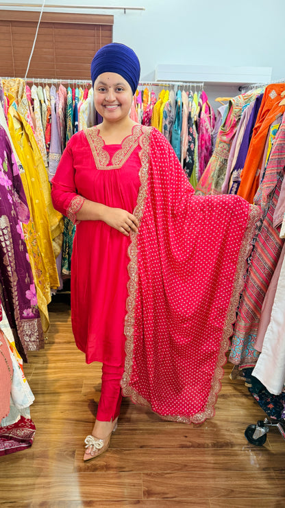 Pure muslin suit