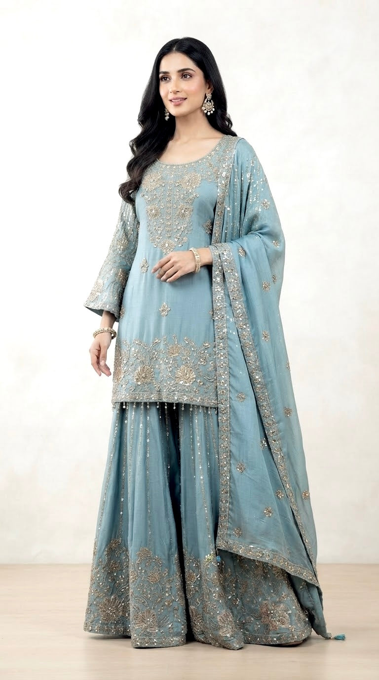Party wear sharara suit SF673