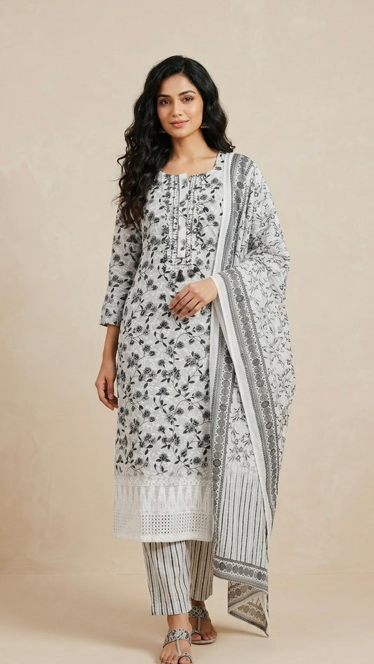Pure cotton suit