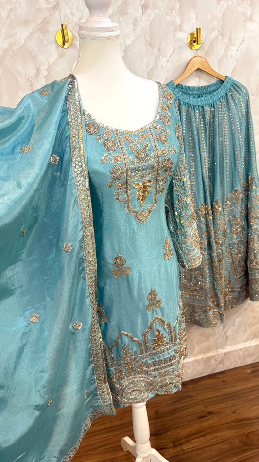 Party wear sharara suit SF706