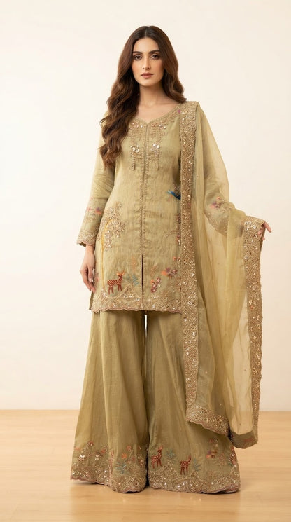 Designer sharara suit SF662