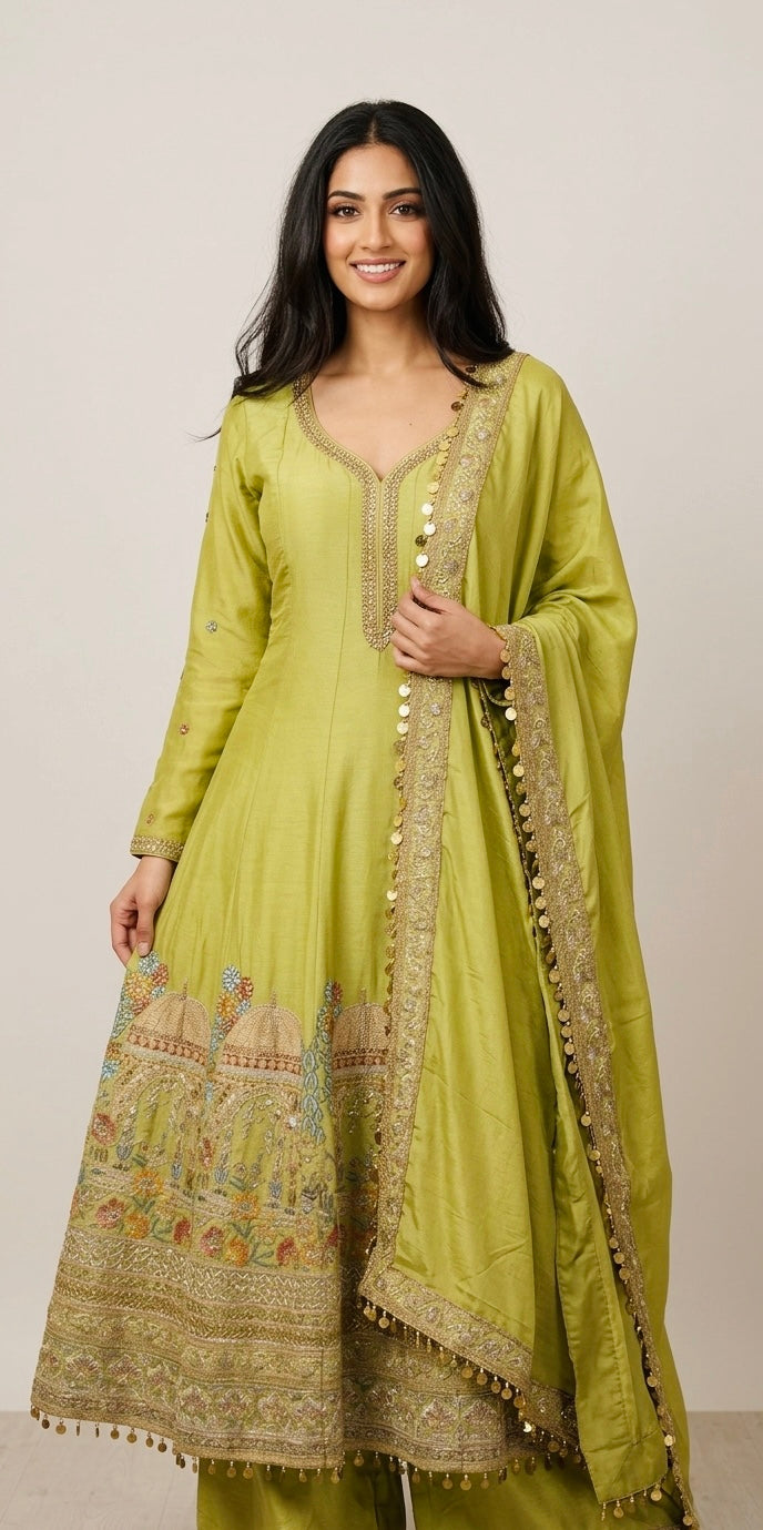 Party wear anarkali suit SF512