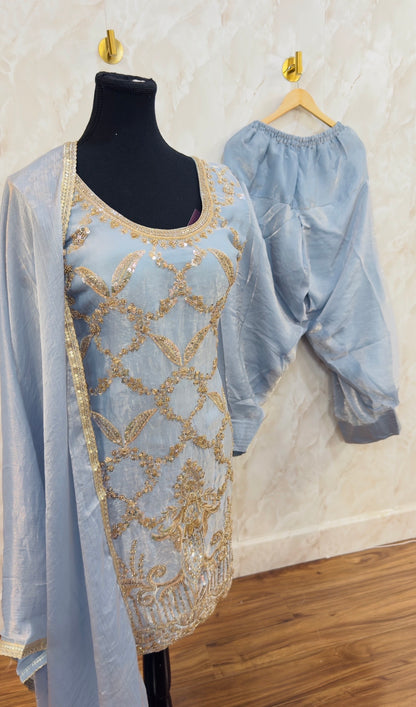 Embroidered farshi salwar suit SF518