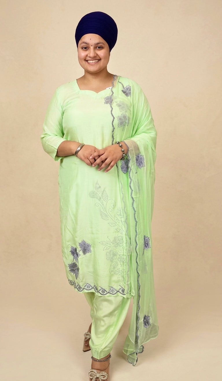 Pure muslin salwar suit