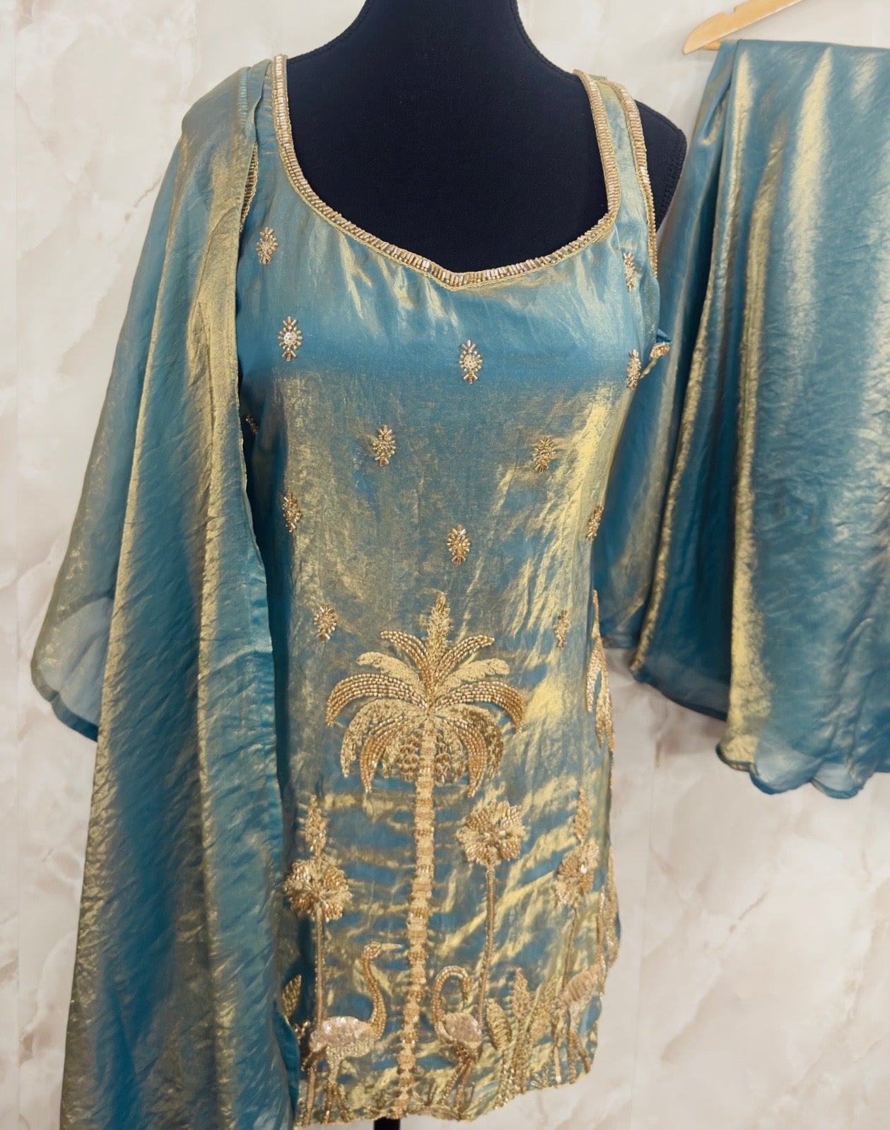 Handwork sharara suit