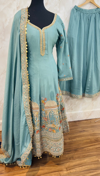 Party wear anarkali suit SF512