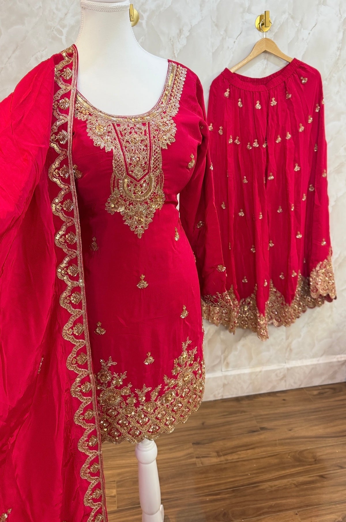 Heavy sharara suit SF698