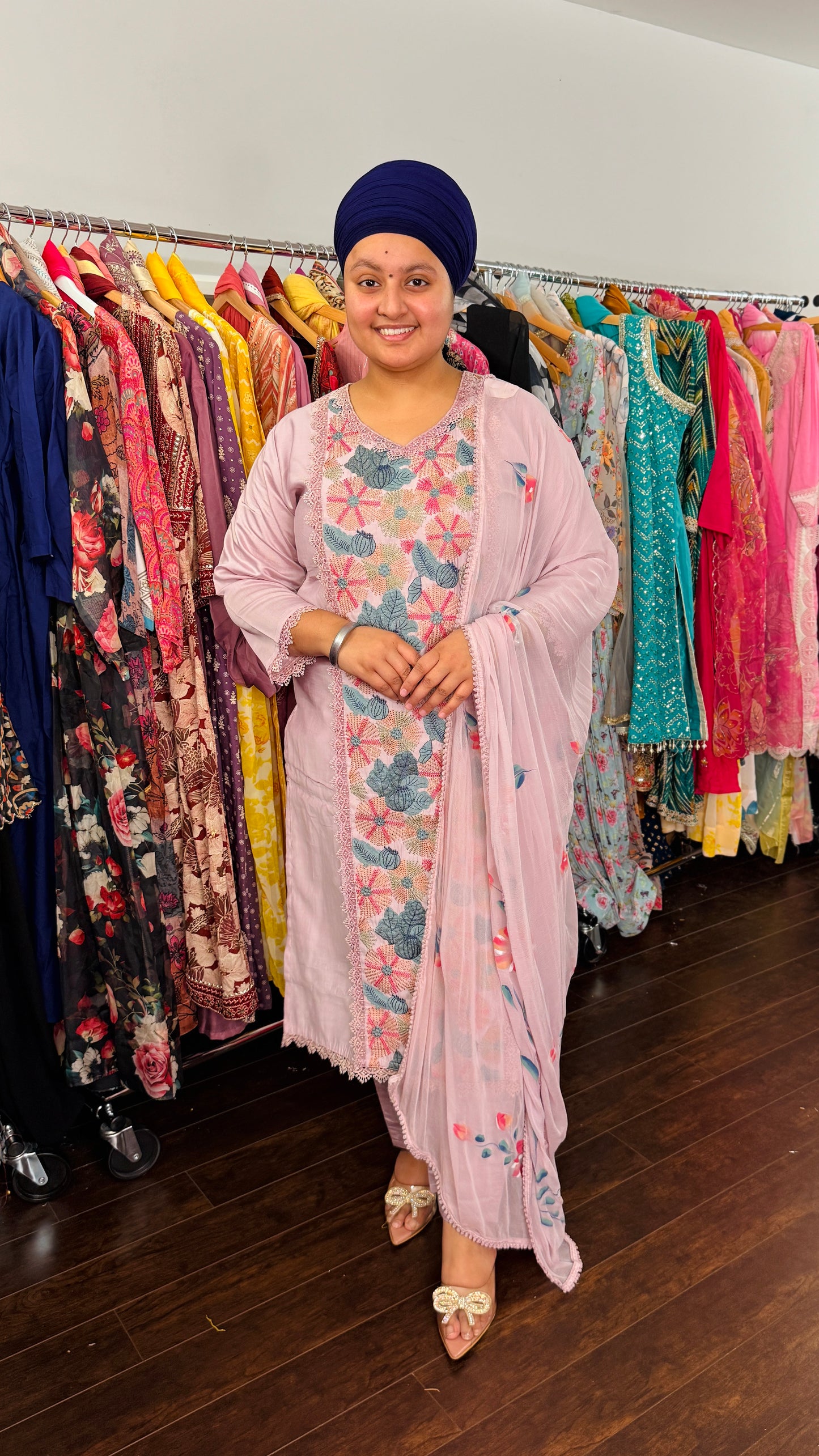 Pakistani thread work suit